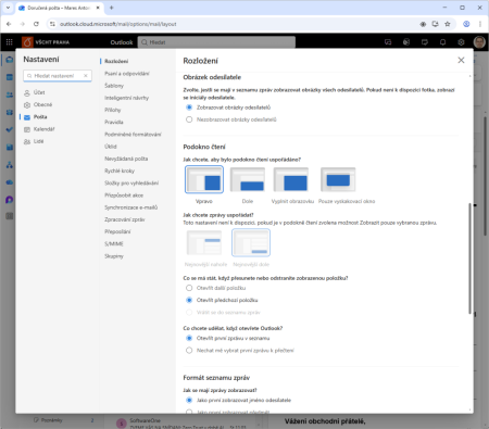 Nastavení zobrazení - část 2