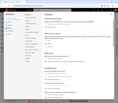 Nastavení zobrazení - část 1